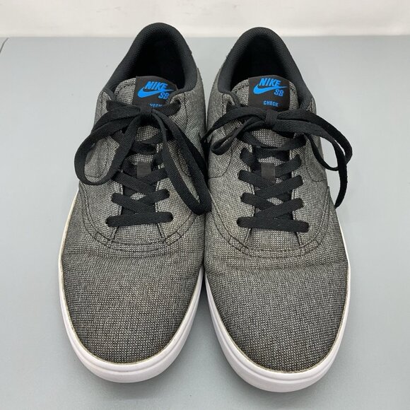 NIKE SB Check Solar Shoes Sneakers Athletic Casual Canvas Gray Mens 11 - Picture 5 of 14